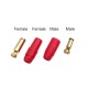 RJX 1pcs XT90 Male Female Extension wire AS150 Anti-Spark Sparkproof 15cm 10awg Wire 