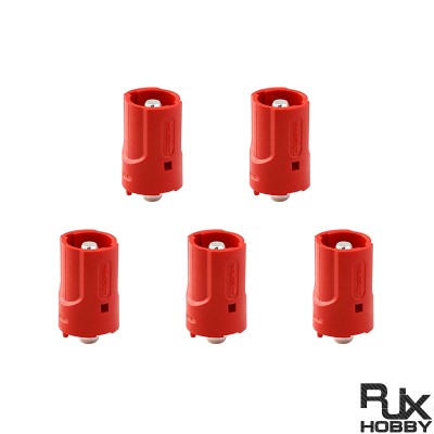 RJX 5pcs Amass LCA50PB Male DC Plug High Current Single PIN Riveted Crimping Connector