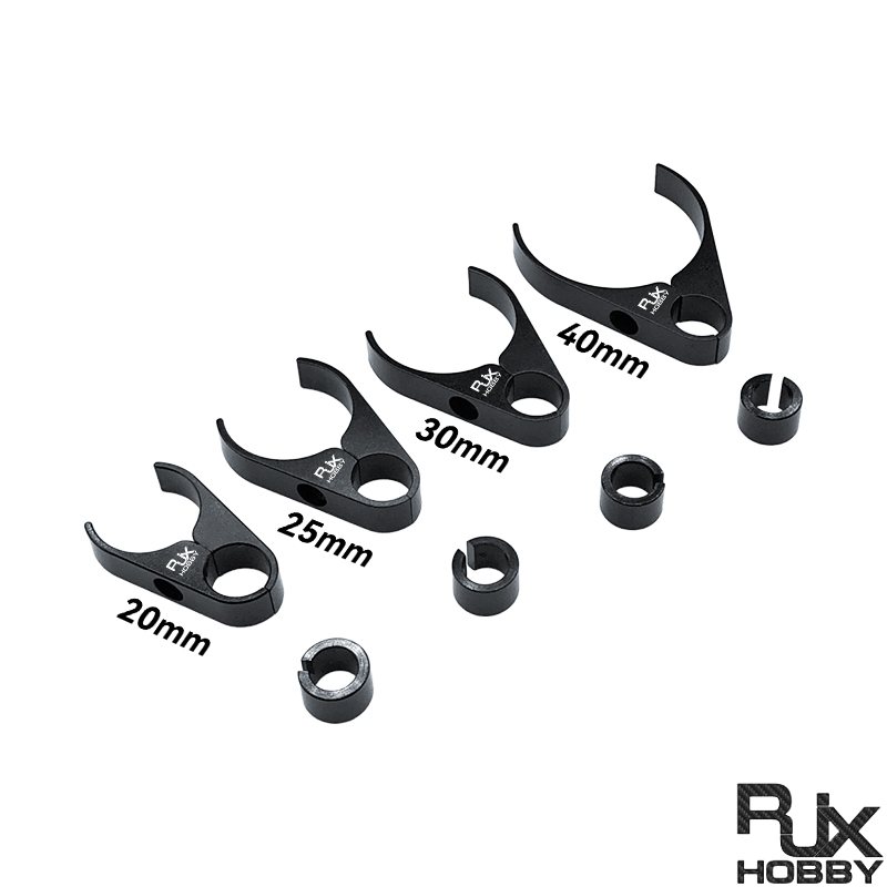 RJX 1pcs Plant Protection Drone Plastic Water Pipe Clamp 20/25/30/40mm Carbon Fiber Tube Fixing Water Pipe Fittings