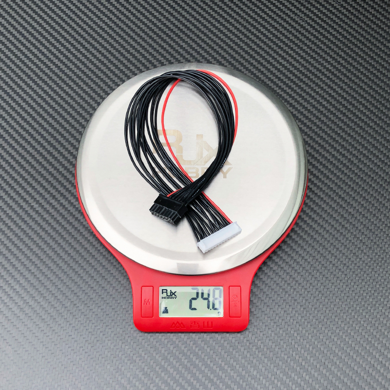 RJX 1pcs JST-XH 2.54mm 12S charger balance line to 16pin Connectors Extension Cable