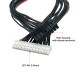RJX 1pcs JST-XH 2.54mm 12S charger balance line to 16pin Connectors Extension Cable
