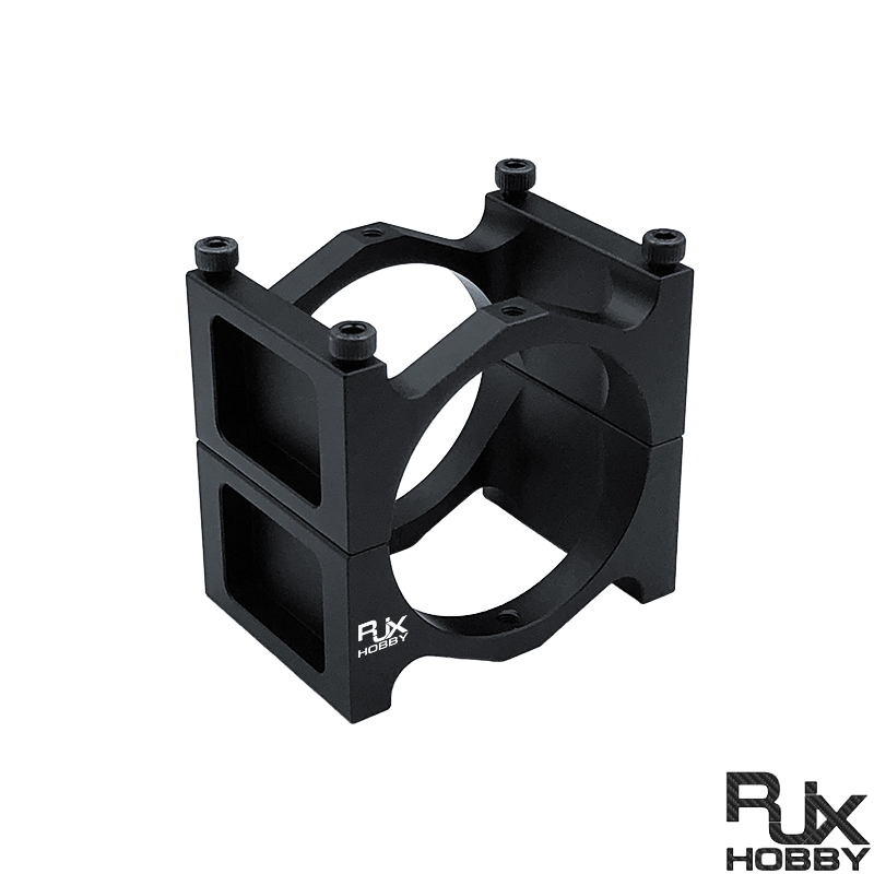 RJXHOBBY 1pcs 40mm Pipe Clip Tubing Clamp Fastener Carbon Tube Fixed Joint for RC Plant Agriculture UAV Drone