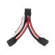 RJX 1pcs XT90H Male Female RC Charger Cable Connector Y Harness For Parallel Battery