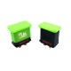 RJX 1Pair QS10P-L Male Female Plug Dustproof Waterproof Cover Anti-short Circuit Protection Cap for RC Electric Vehicle