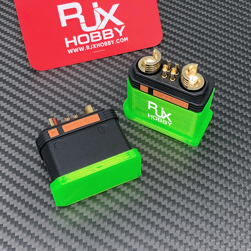 RJX 1Pair QS10-S Male Female Plug Dustproof Waterproof Cover Anti-short Circuit Protection Cap for RC Electric Vehicle