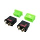 RJX 1Pair QS8-S Male Female Plug Dustproof Waterproof Cover Anti-short Circuit Protection Cap for RC Electric Vehicle