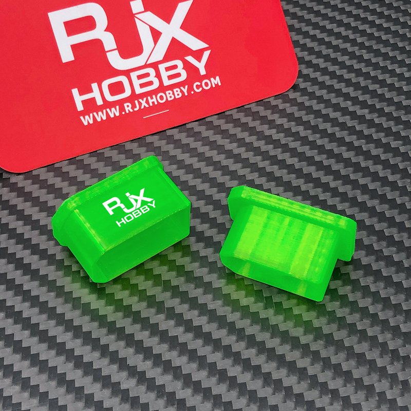 RJX 1Pair QS8-S Male Female Plug Dustproof Waterproof Cover Anti-short Circuit Protection Cap for RC Electric Vehicle