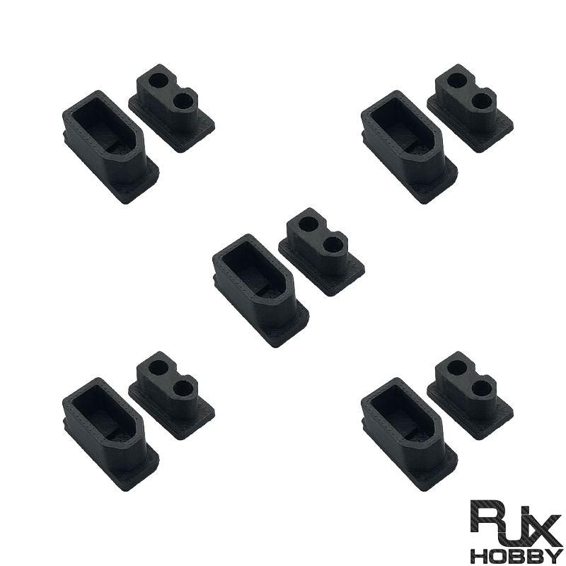 RJX 5Pairs XT60H Male Female Plug Dust Cap Protective Cover Anti-Dirt Cap Protector Shell