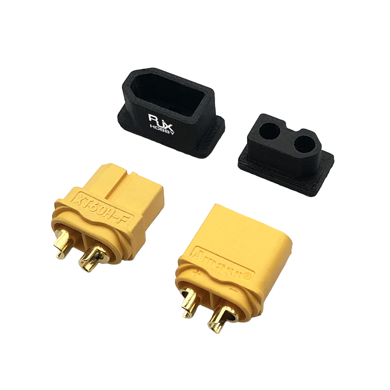 RJX 5Pairs XT60H Male Female Plug Dust Cap Protective Cover Anti-Dirt Cap Protector Shell
