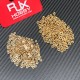 RJXHOBBY 100pcs M2 M2.5 M3 M4 M5 threaded inserts impact brass nuts