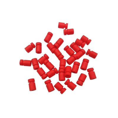 RJX 100pcs 3x6x10mm  Damping Balls AV Shock Absorber Ball Damper Anti-Vibration Ball