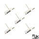 RJX 5pcs Hatch Lock Latch 26x16x10mm Cover Lock For RC Airplanes Parts Electric Planes Foam Model Accessories 
