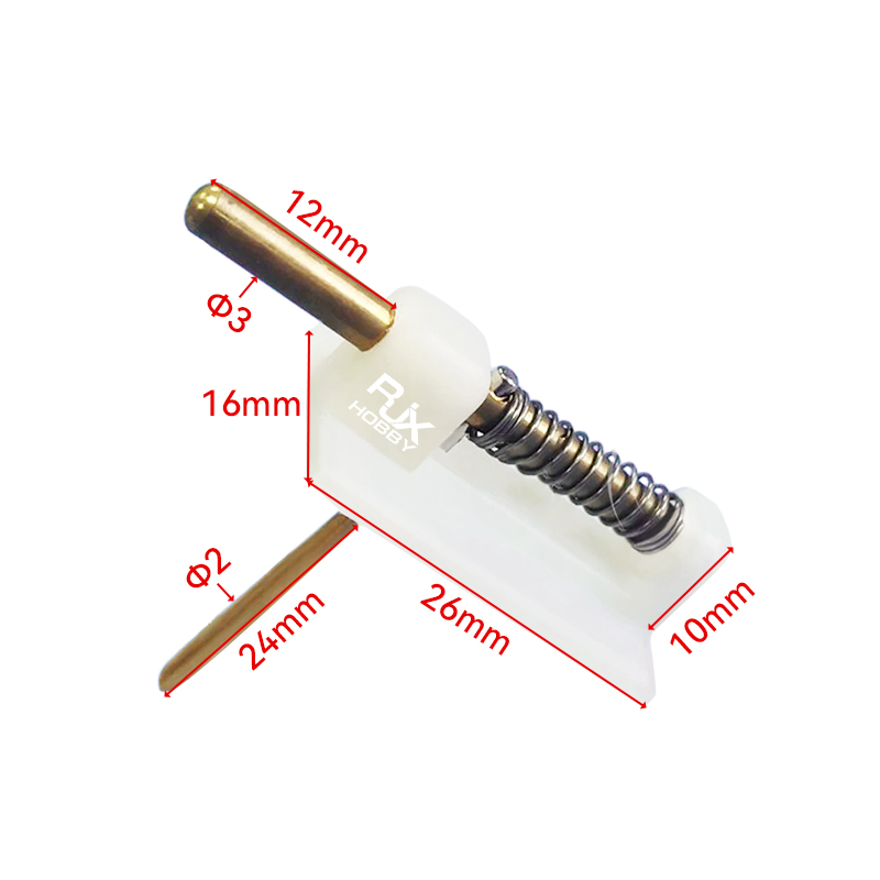 RJX 5pcs Hatch Lock Latch 26x16x10mm Cover Lock For RC Airplanes Parts Electric Planes Foam Model Accessories 