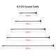 RJX 1pcs DJI O3 Compatible Coaxial Cable