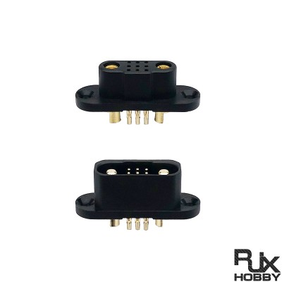 RJX 1Pair 2+9 500V 25A Quick Release Plug Male Female Brushless Motor Servo Connector