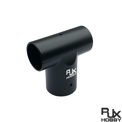 RJX 1pcs 30 to 25mm Landing Gear Aluminum Alloy Tee Tripod Carbon Fiber Tube Connector For Agriculture Drone UAV