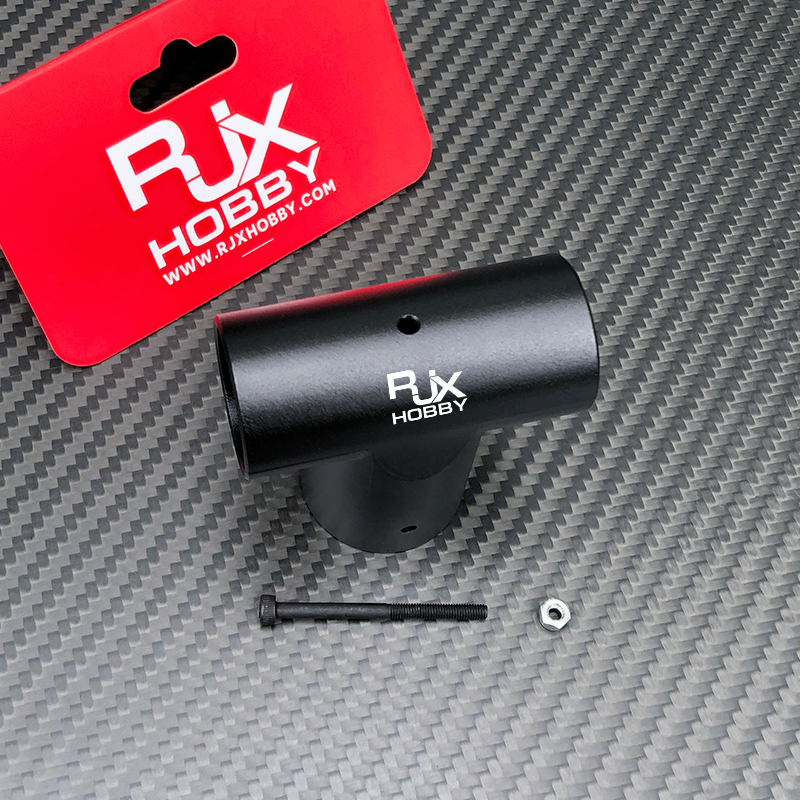 RJX 1pcs 30 to 25mm Landing Gear Aluminum Alloy Tee Tripod Carbon Fiber Tube Connector For Agriculture Drone UAV