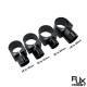 RJX 1pcs Landing Gear Aluminum Alloy Tee Tripod 30 to 40 / 30 to 45 /30 to 50 / 40 to 50 mm Carbon Fiber Tube Connector