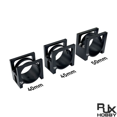 RJXHOBBY 1pcs 40/45/50mm Pipe Clip Tubing Clamp Fastener Carbon Tube Fixed Joint for RC Plant Agriculture UAV Drone ﻿