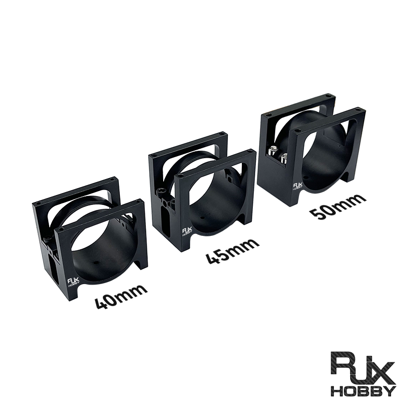 RJXHOBBY 1pcs 40/45/50mm Pipe Clip Tubing Clamp Fastener Carbon Tube Fixed Joint for RC Plant Agriculture UAV Drone ﻿