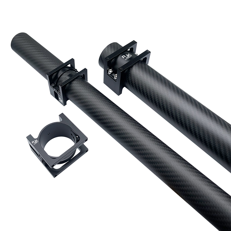 RJXHOBBY 1pcs 40/45/50mm Pipe Clip Tubing Clamp Fastener Carbon Tube Fixed Joint for RC Plant Agriculture UAV Drone ﻿