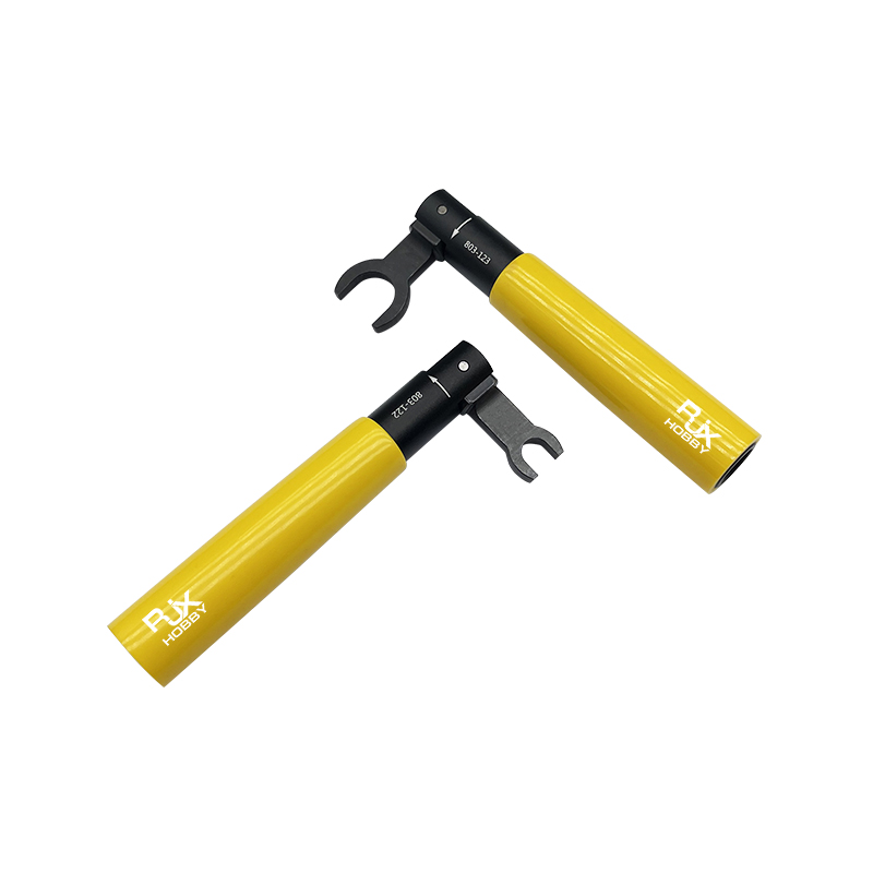 RJX 1pcs 90 Degree Bending Head 8mm / 14mm Crowfoot Spanner 1Nm RF Connector Torque Wrench