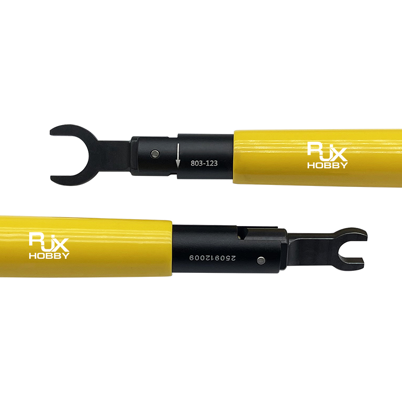 RJX 1pcs 90 Degree Bending Head 8mm / 14mm Crowfoot Spanner 1Nm RF Connector Torque Wrench