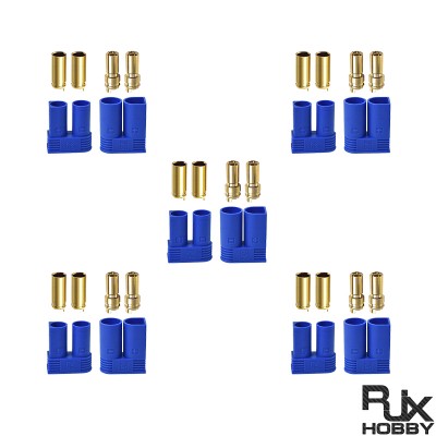 RJX 5Sets EC6 Battery Plug Connector Power Connector Male and Female for Aircraft Electric Vehicles Connector Battery Plug