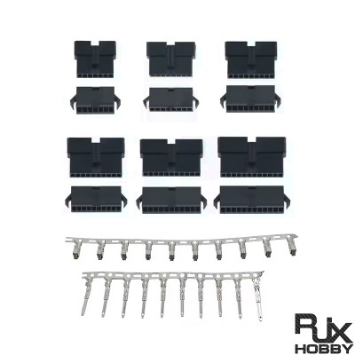 RJX 100sets JST 7P/8P/9P/10P/11P/12P SM 2.54mm  Female and Male wire connector housing