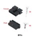RJX 100sets JST 7P/8P/9P/10P/11P/12P SM 2.54mm  Female and Male wire connector housing
