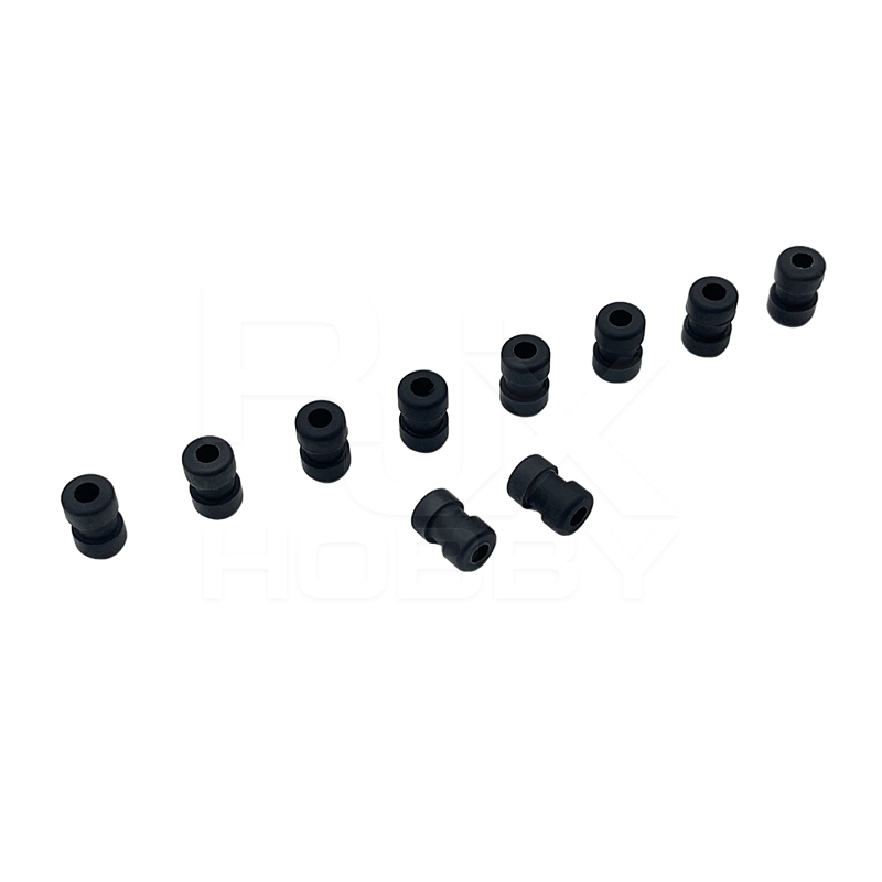 RJX 100pcs 3x5x8.5/3x6x9mm Damping Balls AV Shock Absorber Ball Damper Anti-Vibration Ball