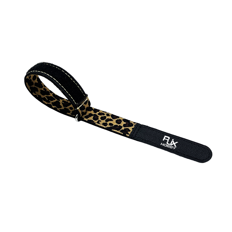 RJXHOBBY 2PCS 20mm Battery Strap Leopard Pattern Zinc Alloy Seamless Buckle 200–1000m