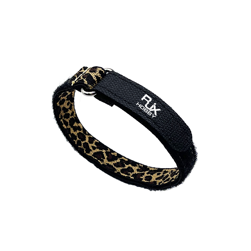 RJXHOBBY 2PCS 16mm Battery Strap Leopard Pattern Zinc Alloy Seamless Buckle 150–1000m