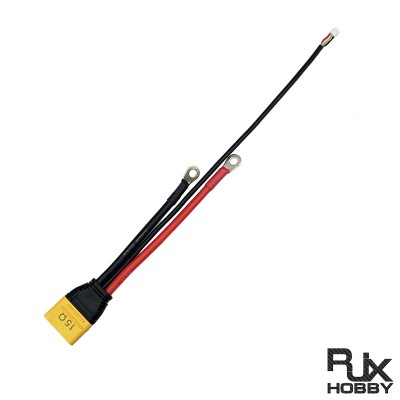 RJX 1PCS AS150U Male Power Cable to Ring Lugs with JST-GH 4-Pin Connector