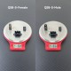 RJX Anti-sparking QS8 Battery Conenctor Strap Fixed Bracket Male Female Charging Port Seat Modified Electric Scooter Charger Plug