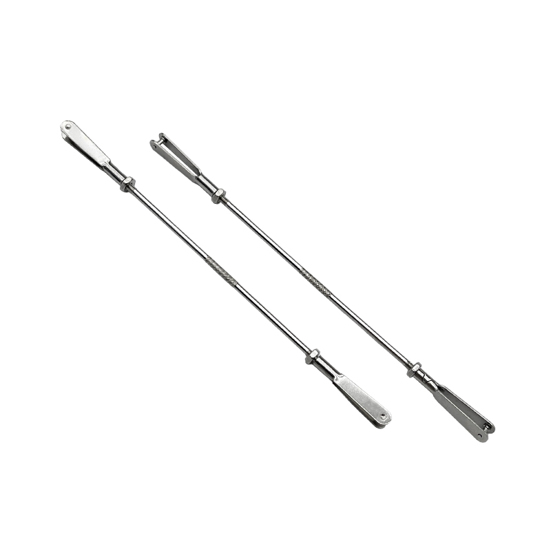 RJX 20pcs M2.5 Clevis Thread M2.5 Push Rod Stainless Steel Pull Rod Connecting Rod