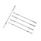 RJX 20pcs M2.5 Clevis Thread M2.5 Push Rod Stainless Steel Pull Rod Connecting Rod