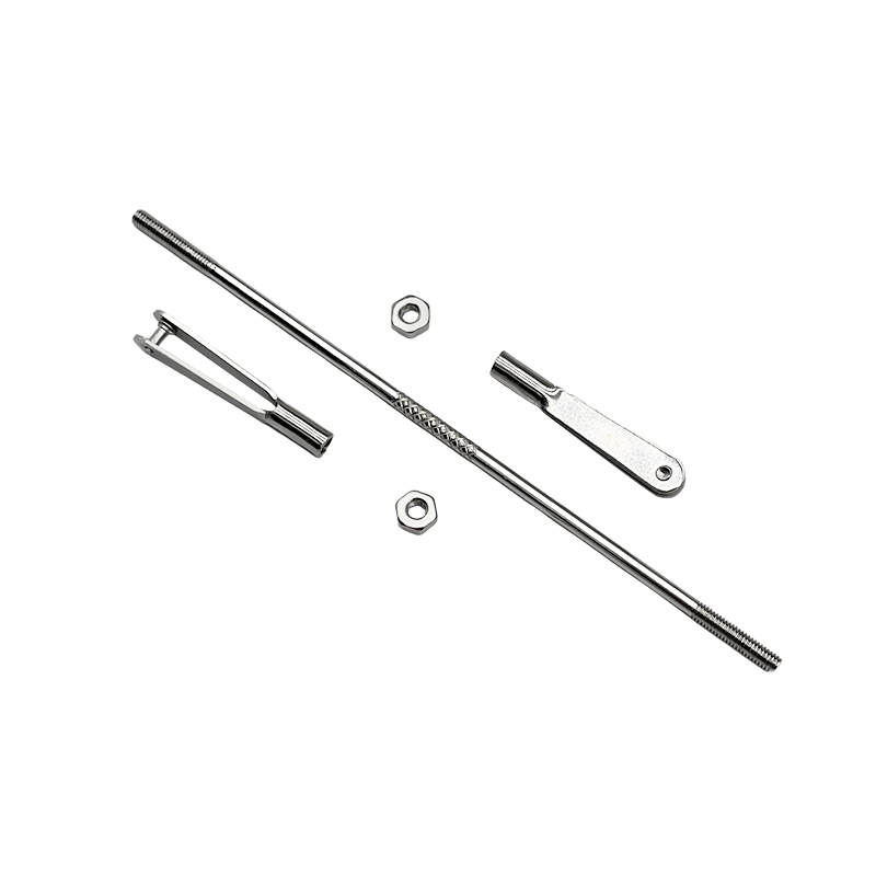 RJX 20pcs M2.5 Clevis Thread M2.5 Push Rod Stainless Steel Pull Rod Connecting Rod