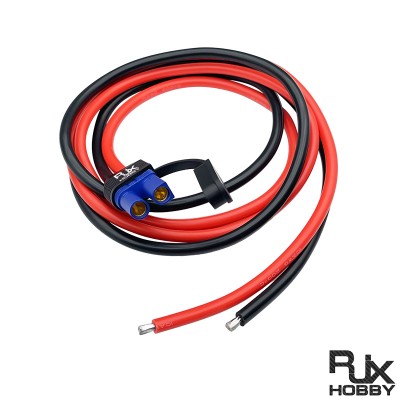 RJX 1pcs EC5 Male / Female plug connector with SecureGrip Cover 10AWG Flexible Silicone Rubber Wire 