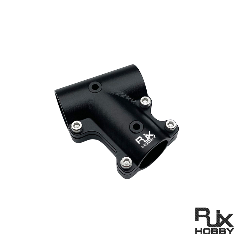 RJX 1pcs Alum 70° 18mm to 18mm Tee Joint Landing Gear Connector Adapter for RC Plant UAV Drone