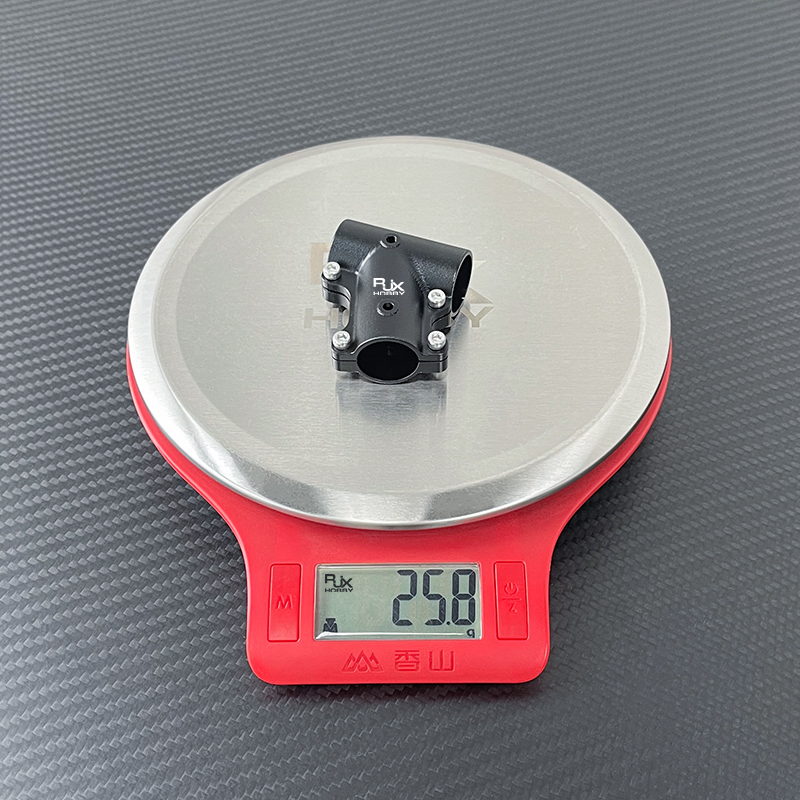 RJX 1pcs Alum 70° 18mm to 18mm Tee Joint Landing Gear Connector Adapter for RC Plant UAV Drone