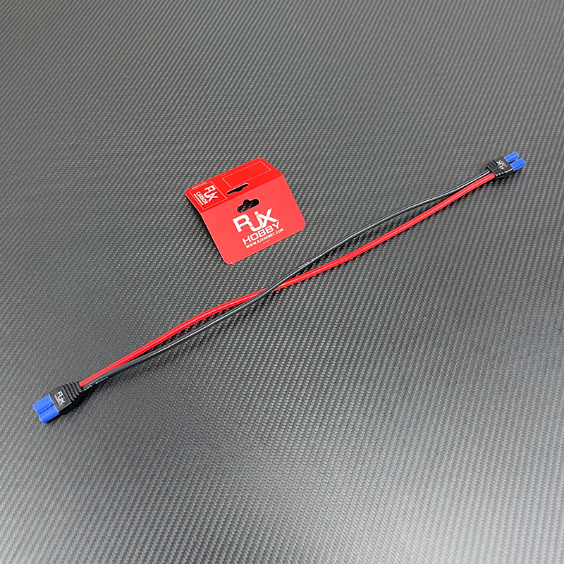 RJX 1pcs EC5 Male to EC5 Female Connector with SecureGrip Cover 10AWG Flexible Silicone Rubber Wire DC Power Cable