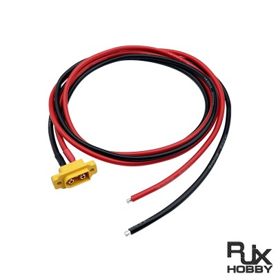 RJXHOBBY 1pcs XT60E Male Connector with 14AWG Silicone Wire Cable for RC Drone