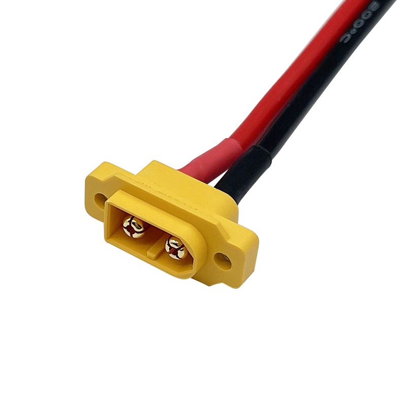 RJXHOBBY 1pcs XT60E Male Connector with 14AWG Silicone Wire Cable for RC Drone