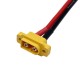 RJXHOBBY 1pcs XT60E Male Connector with 14AWG Silicone Wire Cable for RC Drone