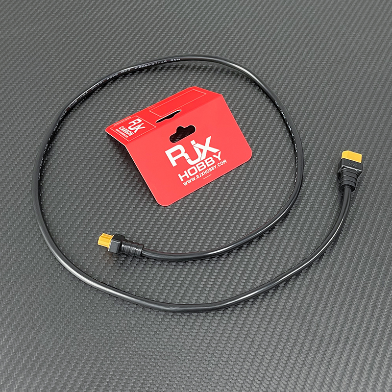 RJX 1pcs 14AWG XT60 Male to Female Extension Cable