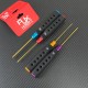 RJX 4Pcs HSS Titanized Hex Screwdriver 1.5 2.0 2.5 3.0mm High-Strength Insulated Anti-Slip Rubber Handle