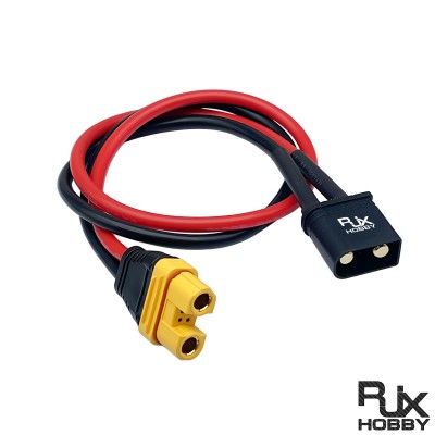 RJXHOBBY 1pcs QS8U Male to AS150U Female 8AWG Conversion Line for RC Agriculture UAV Lipo Battery ESC Balance Charger