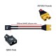 RJXHOBBY 1pcs QS8U Male to AS150U Female 8AWG Conversion Line for RC Agriculture UAV Lipo Battery ESC Balance Charger