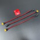 RJXHOBBY 1pcs QS8U Male to AS150U Female 8AWG Conversion Line for RC Agriculture UAV Lipo Battery ESC Balance Charger